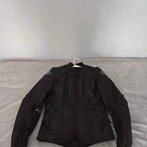 Joe Rocket Womens Armored Motorcycle Jacket Small Black Floral Street Riding